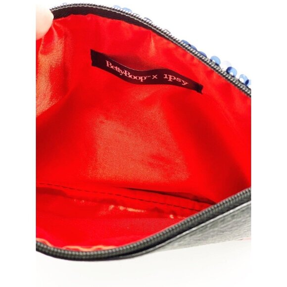 Betty Boop x Ipsy Travel Makeup Cosmetics Bag Organizer Bag NWOT - Picture 4 of 5